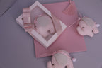 Handmade Scented Plush Elephant Toy – Pink Baby Gift with Gift Box