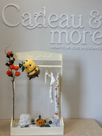 Citrus Bee Newborn Gift Set – Organic Cotton Baby Clothes & Plush Toy Arrangement